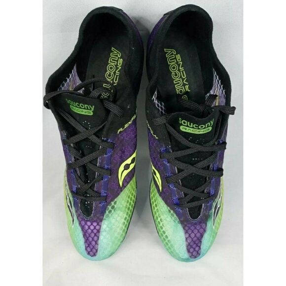 Saucony Men Running Endorphin Track Shoe Cleats outdoor Citron 8 M New in Box main image 9